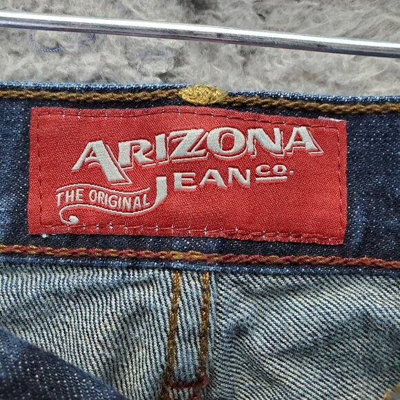 Arizona Jeans Mens 38x30 Blue Boot Cut Denim 5-Pocket Style - Picture 2 of 13